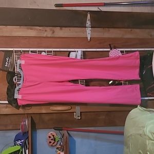 Shein Hot Pink Flared Pants